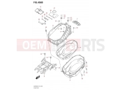 SUZUKI AN 400 Burgman (DU11) M4 (2024) 456B - HELMET BOX