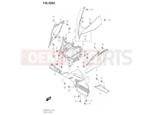 SUZUKI AN 400 Burgman (DU11) M4 (2024) 435A - FRONT LEG SHIELD
