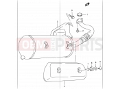 SUZUKI AZ50 X (1999) Lets 7 - MUFFLER