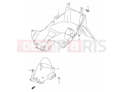 SUZUKI AZ50 X (1999) Lets 34 - REAR FENDER