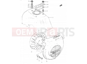 SUZUKI CL50 / CL50D D (1983) 9 - COOLING FAN