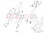 PIAGGIO BV 400 Sport FL E5 (CND, USA) Fork/steering tube - Steering bearing unit