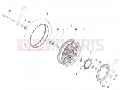 PIAGGIO BV 400 Sport FL E5 (CND, USA) Front wheel
