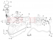 PIAGGIO BV 400 Sport FL E5 (CND, USA) Fuel tank