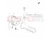 SUZUKI CL50 / CL50D D (1983) 35 - RIGHT HANDLE SWITCH