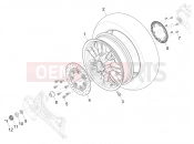 PIAGGIO BV 400 Sport FL E5 (CND, USA) Rear wheel