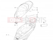 PIAGGIO BV 400 Sport FL E5 (CND, USA) Saddle/seats