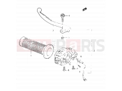 SUZUKI CL50 / CL50D D (1983) 36 - LEFT HANDLE SWITCH