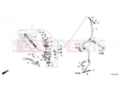 HONDA PCX150 (WW150M) 2021 F-5 FRONT BRAKE MASTER CYLINDER