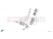 HONDA PCX150 (WW150M) 2021 F-10 STEERING STEM