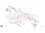 HONDA PCX150 (WW150M) 2021 F-11 FRONT FENDER