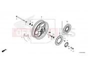 HONDA PCX150 (WW150M) 2021 F-20-40 FRONT WHEEL