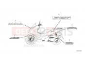 HONDA PCX150 (WW150M) 2021 F-48 MARK/STRIPE
