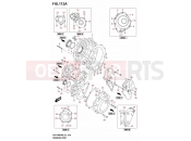 SUZUKI GSX-S1000GT GSX-S1000TRQ M5 (2025) (EK12WZS) 112A - CRANKCASE COVER