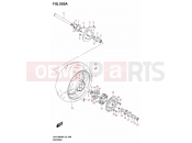 SUZUKI GSX-S1000GT GSX-S1000TRQ M5 (2025) (EK12WZS) 550A - REAR WHEEL