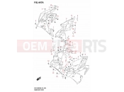 SUZUKI GSX-S1000GT GSX-S1000TRQ M5 (2025) (EK12WZS) 447A - FRAME BODY COVER