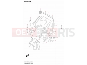SUZUKI GSX-S1000GT GSX-S1000TRQ M5 (2025) (EK12WZS) 422A - FUEL TANK FRONT COVER