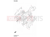 SUZUKI GSX-S1000GT GSX-S1000TRQ M5 (2025) (EK12WZS) 434A - SIDE REAR COVER