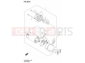 SUZUKI GSX-S1000GT GSX-S1000TRQ M5 (2025) (EK12WZS) 301A - STARTING MOTOR