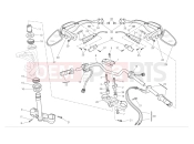 DUCATI Hypermotard 1100 S Handlebar and controls