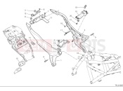 DUCATI Scrambler 1100 Sport Pro Rear frame components