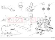 DUCATI Scrambler 1100 Sport Pro Workshop service tools - frame