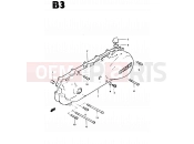 SUZUKI CS50 / CS50D / CS50G D (1983) 3 - CRANKCASE LEFT COVER