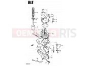 SUZUKI CS50 / CS50D / CS50G D (1983) 5 - CARBURETOR