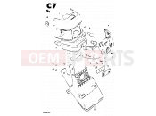SUZUKI CS50 / CS50D / CS50G D (1983) 22 - REAR COMBINATION LAMP