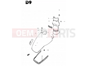 SUZUKI CS50 / CS50D / CS50G D (1983) 38 - FRAME HEAD COVER - FRONT FENDER (CS50GD)