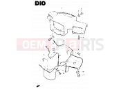 SUZUKI CS50 / CS50D / CS50G D (1983) 39 - COVER HANDLE