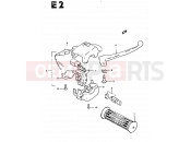 SUZUKI CS50 / CS50D / CS50G D (1983) 44 - FRONT BRAKE LEVER - SWITCH (CS50D)