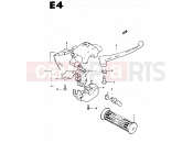 SUZUKI CS50 / CS50D / CS50G D (1983) 46 - FRONT BRAKE LEVER - SWITCH (CS50DD, CS50GD)