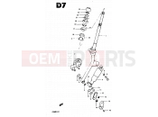 SUZUKI CS50 / CS50D / CS50G D (1983) 36 - FRONT FORK