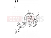 SUZUKI CS50 / CS50D / CS50G D (1983) 50 - REAR WHEEL