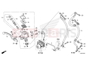 HONDA Forza 125 (NSS125ADR) 2024 F-5-20 FRONT BRAKE MASTER CYLINDER