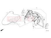 HONDA Forza 125 (NSS125ADR) 2024 F-11 FRONT FENDER