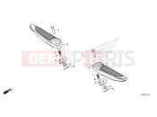 HONDA Forza 125 (NSS125ADR) 2024 F-14-10 PILLION STEP