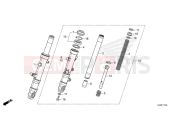 HONDA Forza 125 (NSS125ADR) 2024 F-17 FRONT FORK