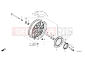 HONDA Forza 125 (NSS125ADR) 2024 F-20-40 FRONT WHEEL