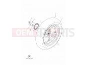 YAMAHA N-Max 125 GPD 125 GPD125-A (BUH1) [REP OF KOREA] 2025 REAR WHEEL