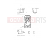 YAMAHA YFM 350 Grizzly YFM350FWAN YFM35FGIY GRIZZLY 350 IRS 4WD (4S2E) 2009 EMBLEM & LABEL 1