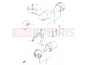 SUZUKI DF200E T (1996) 23A - TURN SIGNAL LAMP (MODEL W/X E06)