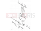 SUZUKI DF200E T (1996) 47 - REAR CUSHION LEVER