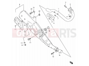 SUZUKI DF200E W (1998) 11 - MUFFLER