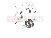 Triumph 2024 Daytona 660 Front Brake Caliper & Discs
