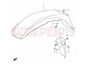 SUZUKI DF200E X (1999) 35 - FRONT FENDER