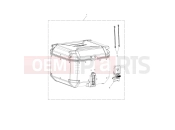 TRIUMPH Tiger 900 GT expedition top box, aluminium
