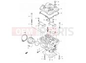 SUZUKI DL1000 K2 (2002) V-Strom 3 - REAR CYLINDER HEAD