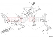 DUCATI 2025 Streetfighter V2 S Right footrest